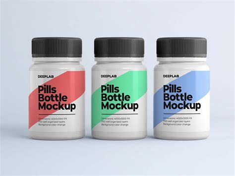 Download Pill Bottle Mockup